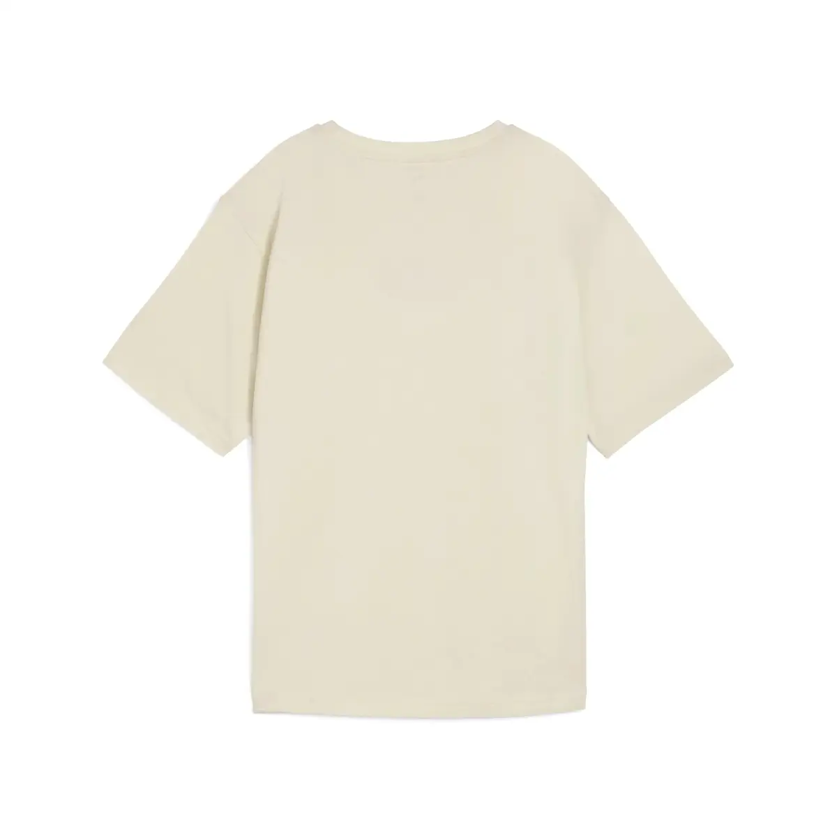 Puma ESS NATURE 2.0 Relaxed Tee Krem Kadın T-Shirt