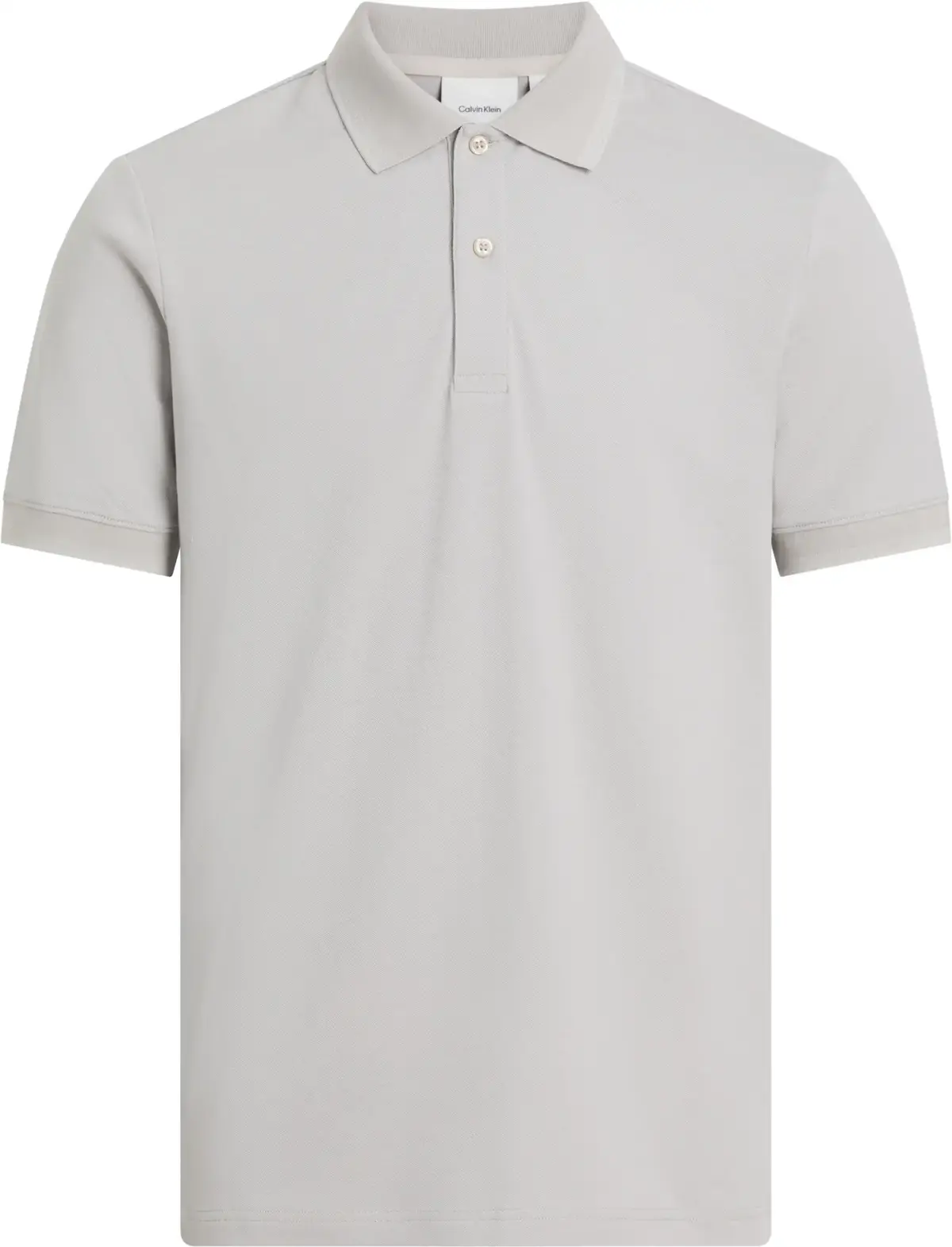 Calvin Klein THERMO TECH PIQUE SL, PBQ Krem Erkek T-Shirt & Polo