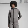 PUMA EVOSTRIPE Full-Zip Hoodie Gri Erkek Fermuarlı Ceket