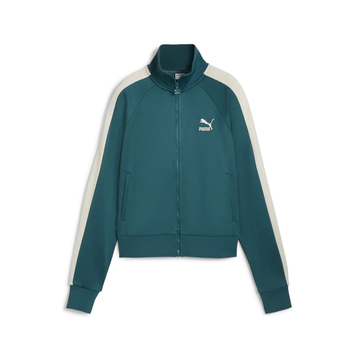 Puma ICONIC T7 Track Jacket Yeşil Kadın Sweatshirt