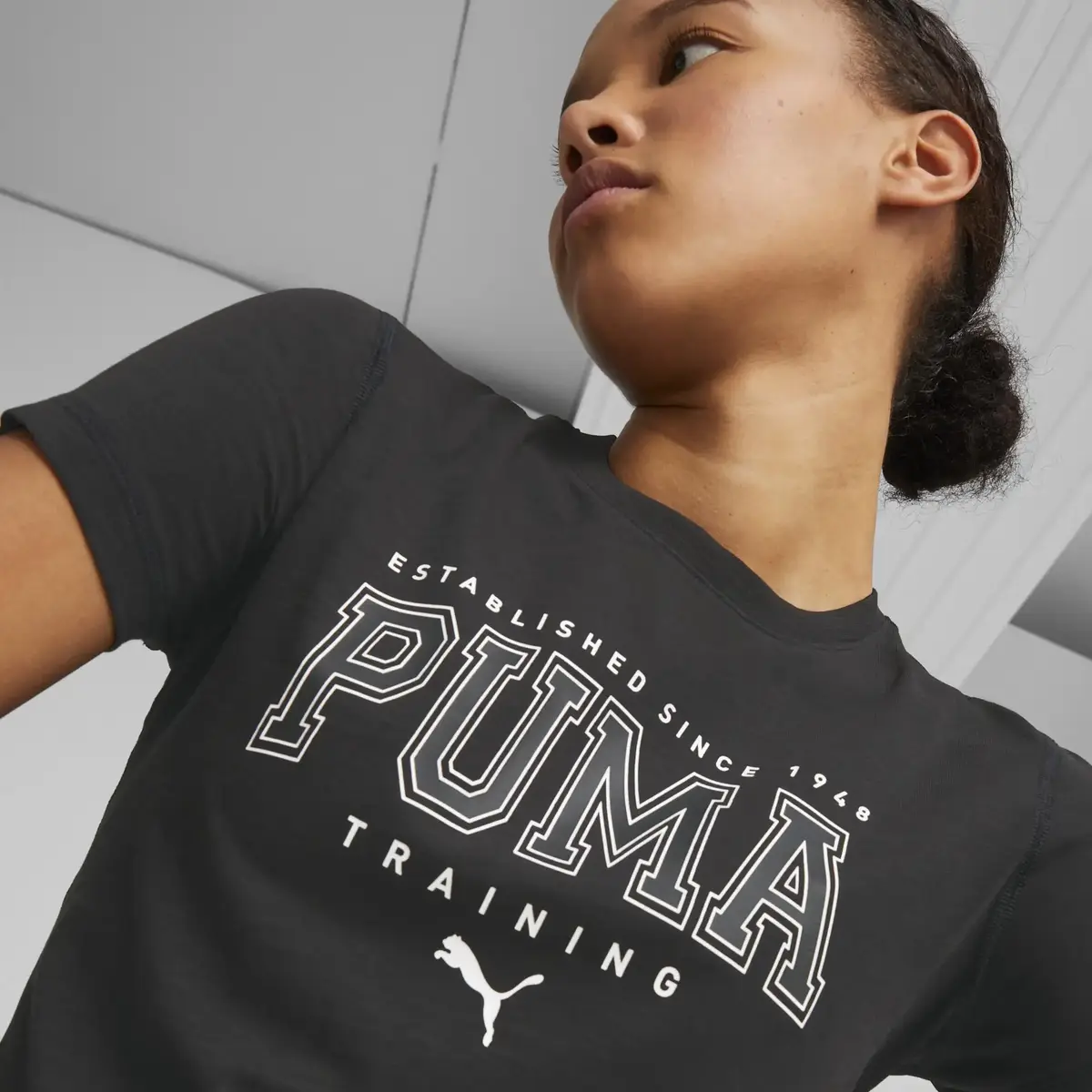 Puma Womens Graphic Tee Fit Pembe Kadın T-shirt