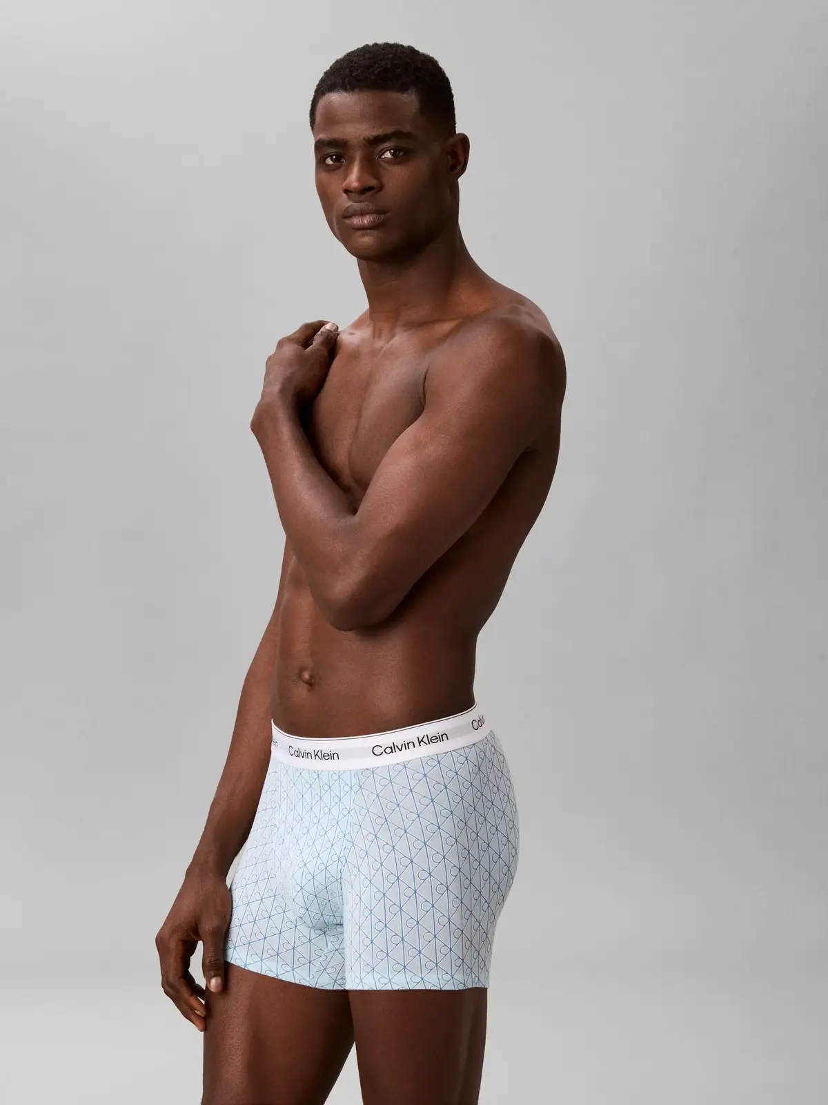 Calvin Klein RELAXED FIT TRUNK 3P Mavi Erkek 3lü Boxer