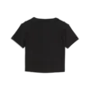 PUMA ESS Ribbed Baby Tee Kadın Siyah T-Shirt