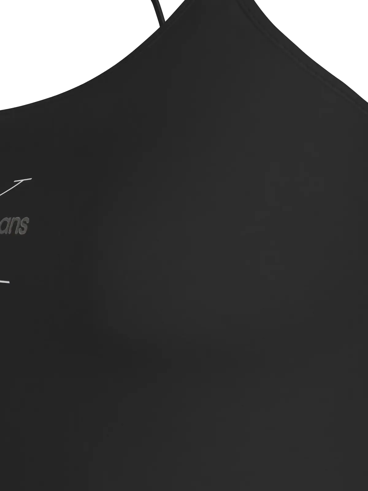 Calvin Klein MONOLOGO STRAPPY TAN, BEH Siyah Kadın T-Shirt & Polo