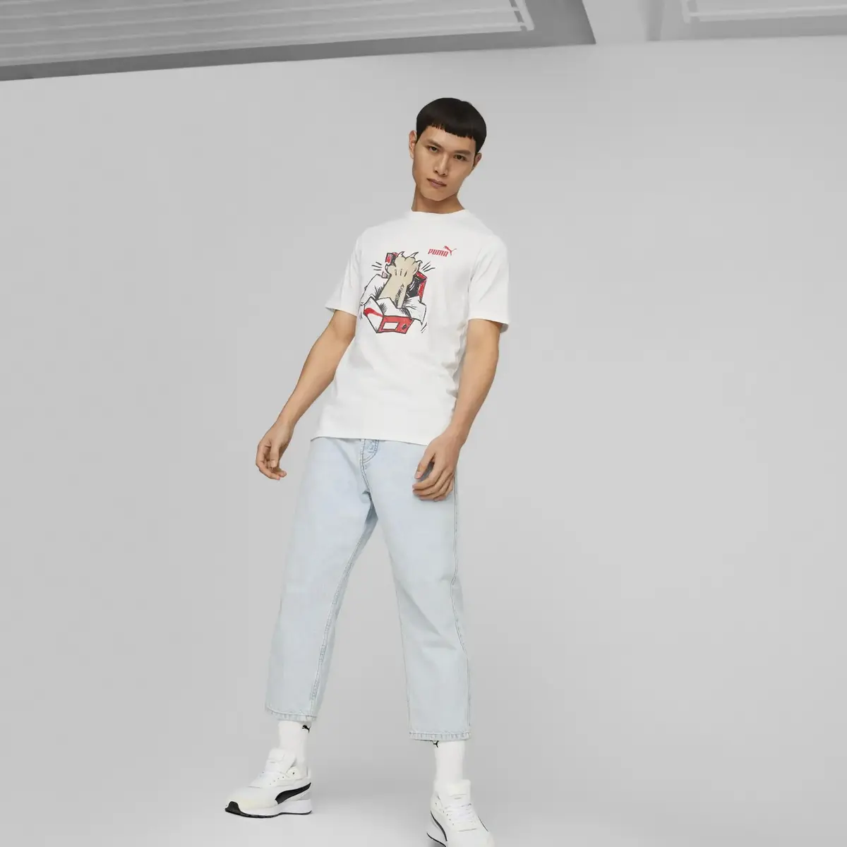 Puma GRAPHICS Sneaker Baskılı T-Shirt