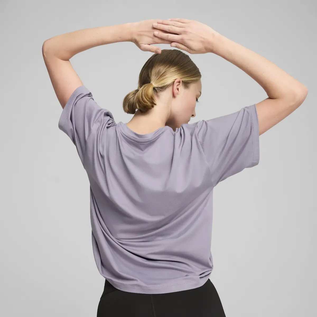 Puma STUDIO TWIST TEE Mor Kadın T-Shirt