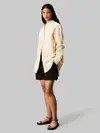 Calvin Klein YD STRIPE RELAXED SH, VND Sarı Kadın Gömlek