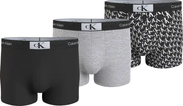 Calvin Klein TRUNK 3PK Erkek Siyah Boxer Set