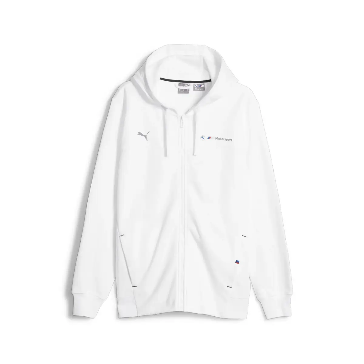Puma BMW MMS Hdd Sweat Jacket Mavi Erkek Fermuarlı Hoodie