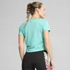 PUMA TROPICAL AOP TEE SHORT Mavi Kadın T-Shirt