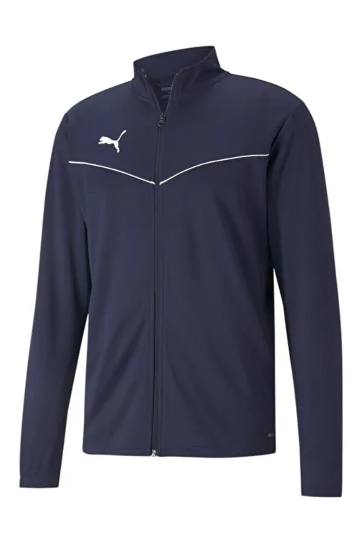 Puma teamRISE Trg Poly Jacket Lacivert Erkek Fermuarlı Ceket