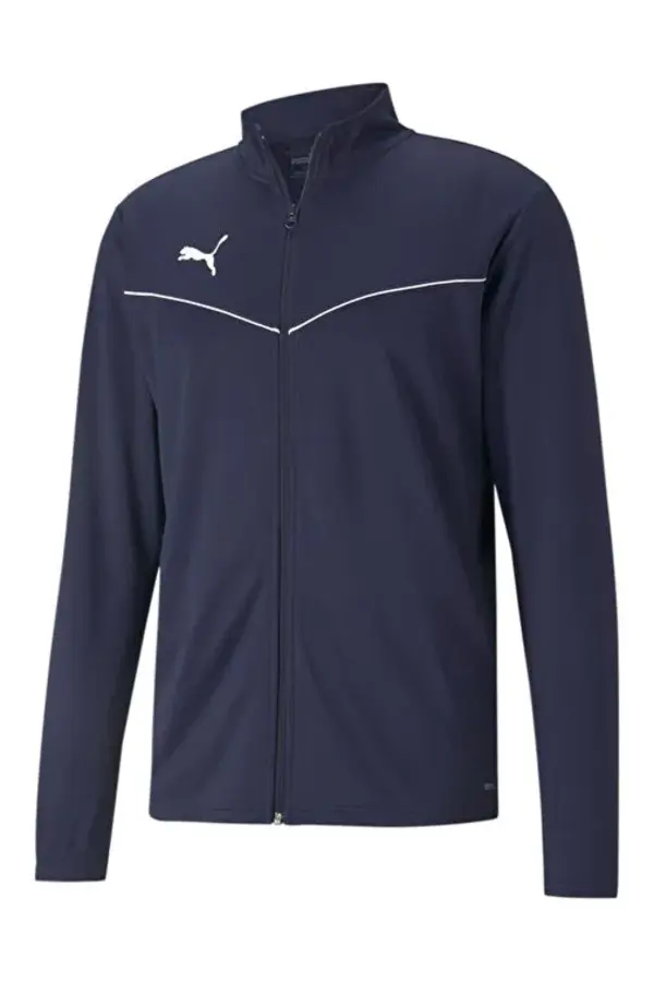 Puma teamRISE Trg Poly Jacket Lacivert Erkek Fermuarlı Ceket