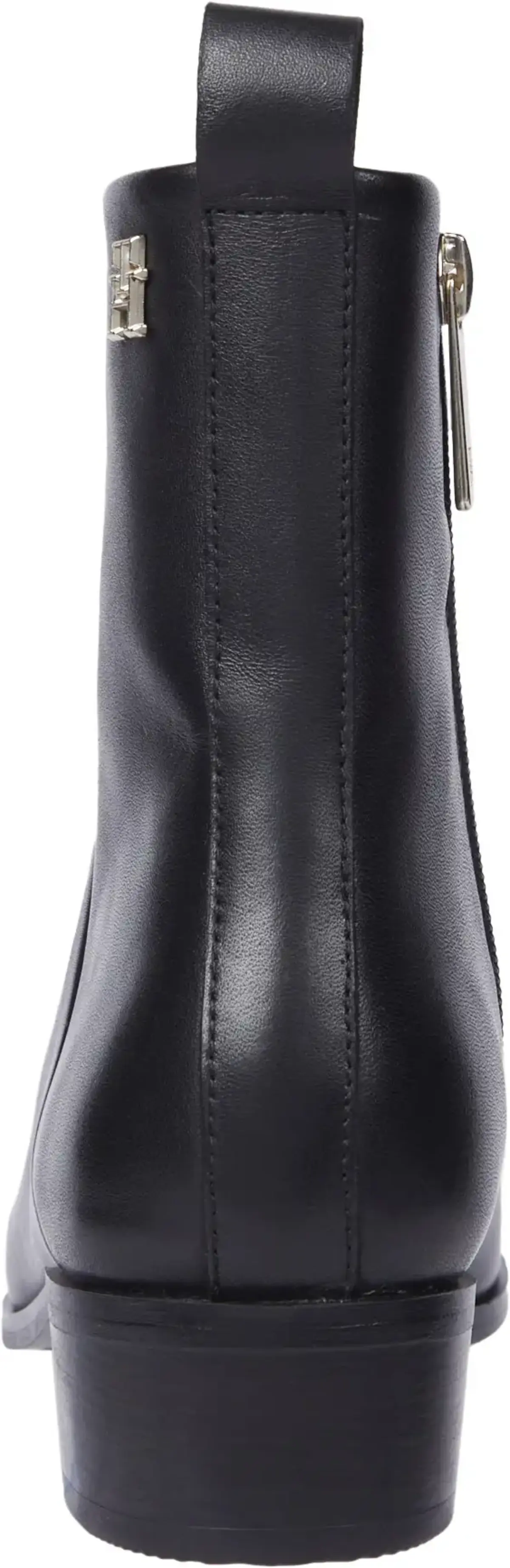 Tommy Hilfiger LOW COWBOY FLAT LEAT Kadın Siyah Bot