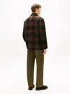 Tommy Hilfiger WOOL DBL FACE CHECK, 0M7 Kahverengi Erkek Ceket