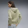 Puma ESS ELEVATED Wash Hoodie Yeşil Kadın Kapüşonlu Sweatshirt