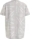Calvin Klein STACKED AOP LOGO REL Erkek Bej T-Shirt