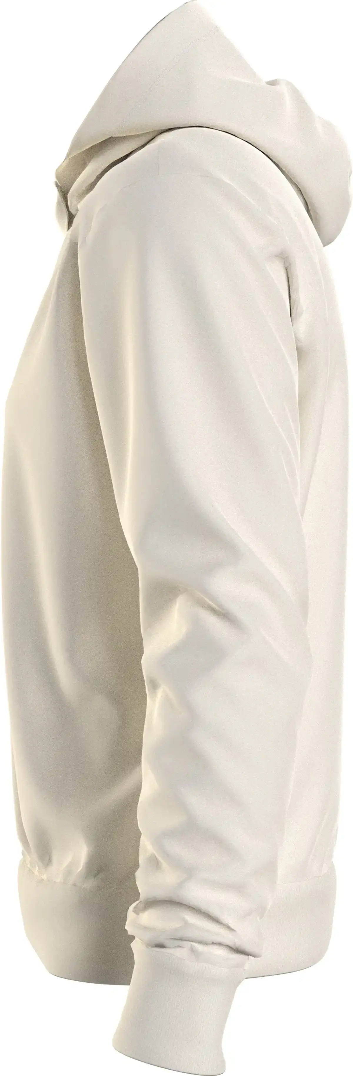 Calvin Klein SQUARE LOGO HOODIE Erkek Krem Hoodie