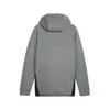 Puma BMW MMS Hooded Sweat Jacket Gri Erkek Fermuarlı Ceket