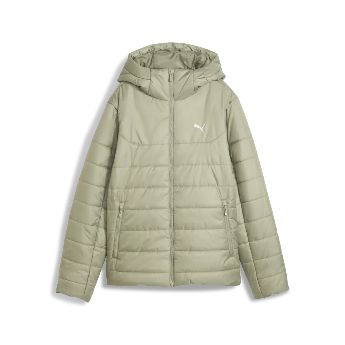 Puma ESS Hooded Padded Jacket Yeşil Kadın Kapüşonlu Mont