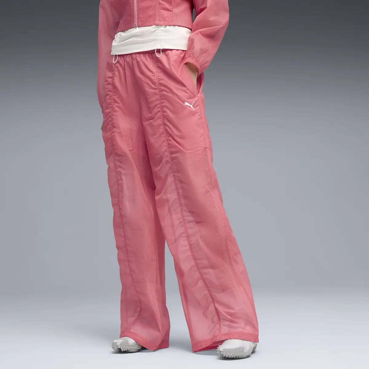 Puma DARE TO Woven Pants Pembe Kadın Eşofman Altı
