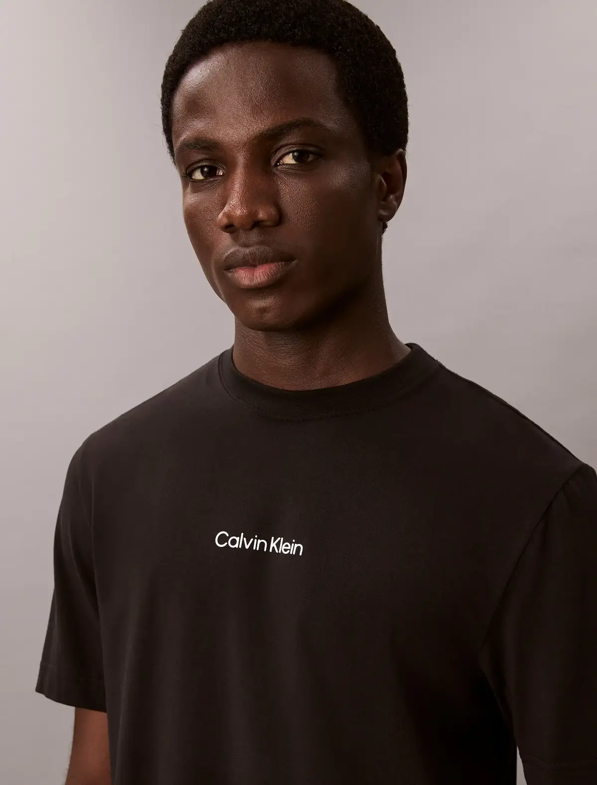 Calvin Klein LIFESTYLE SS TEE, UB1 Siyah Erkek T-Shirt