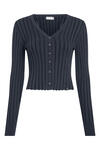 Calvin Klein PLATED SWEATER CARDI, PPK Siyah Kadın Hırka