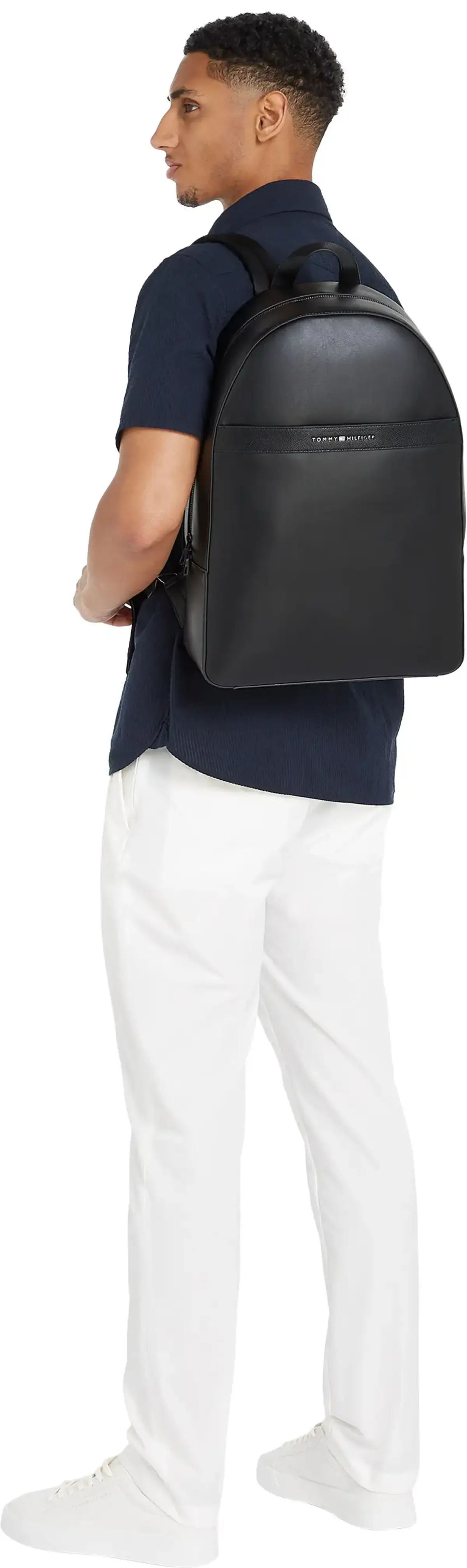 Tommy Hilfiger TH CORP BACKPACK, BDS Siyah Erkek Çanta & Cüzdan