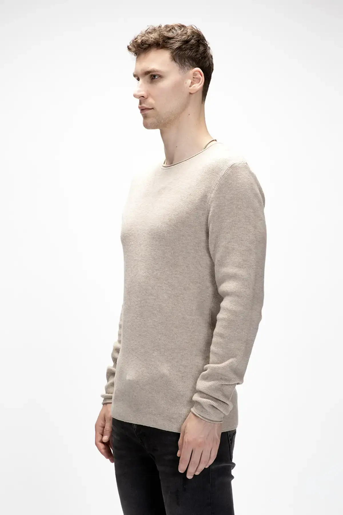 BAD BEAR TENDER JUMPER Erkek Bej Triko Kazak