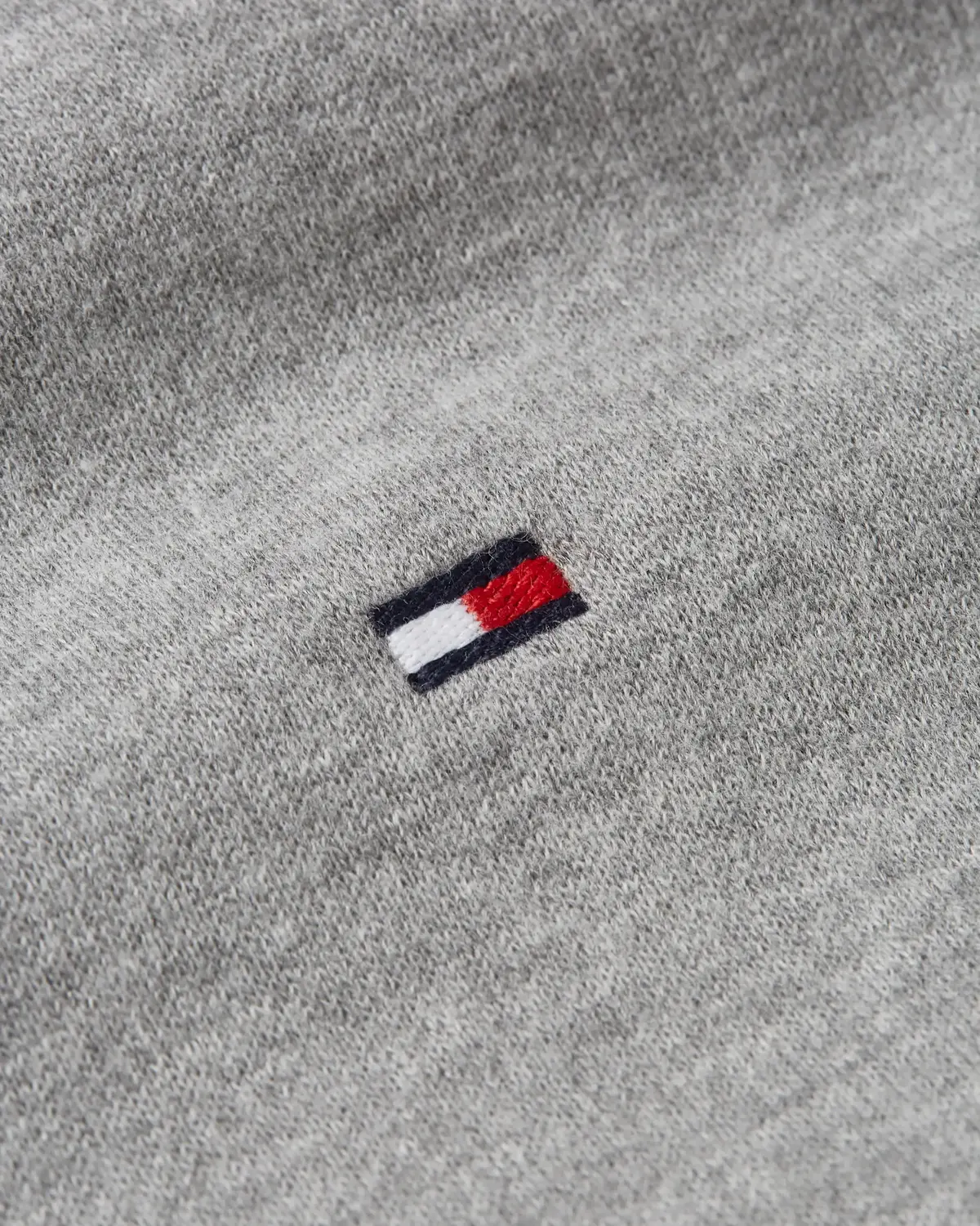 Tommy Hilfiger ESSENTIAL FLEECE HOO Erkek Gri Sweatshirt