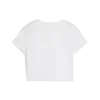 Puma WARDROBE ESS Baby Tee Beyaz Kadın Crop