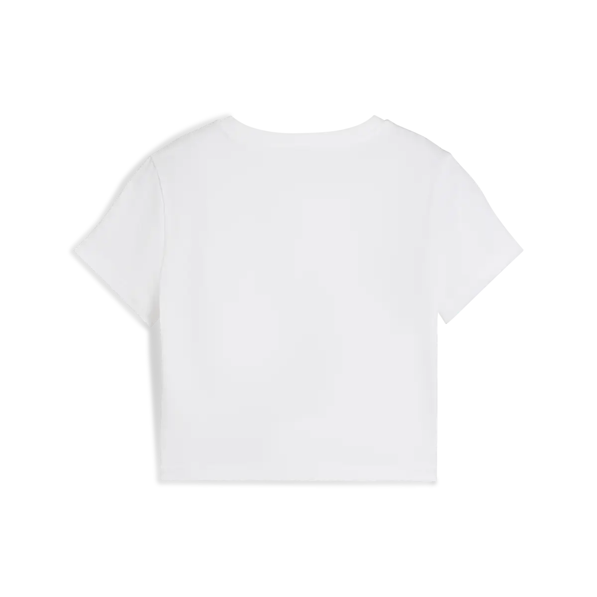 Puma WARDROBE ESS Baby Tee Beyaz Kadın Crop