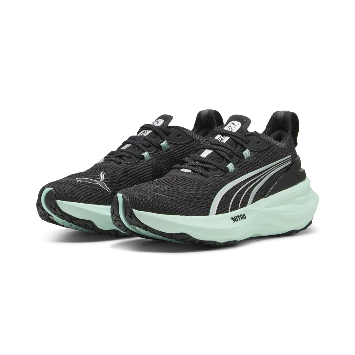 Puma ForeverRun NITROTM2 Wns Siyah Kadın Yürüyüş ve Koşu Ayakkabısı