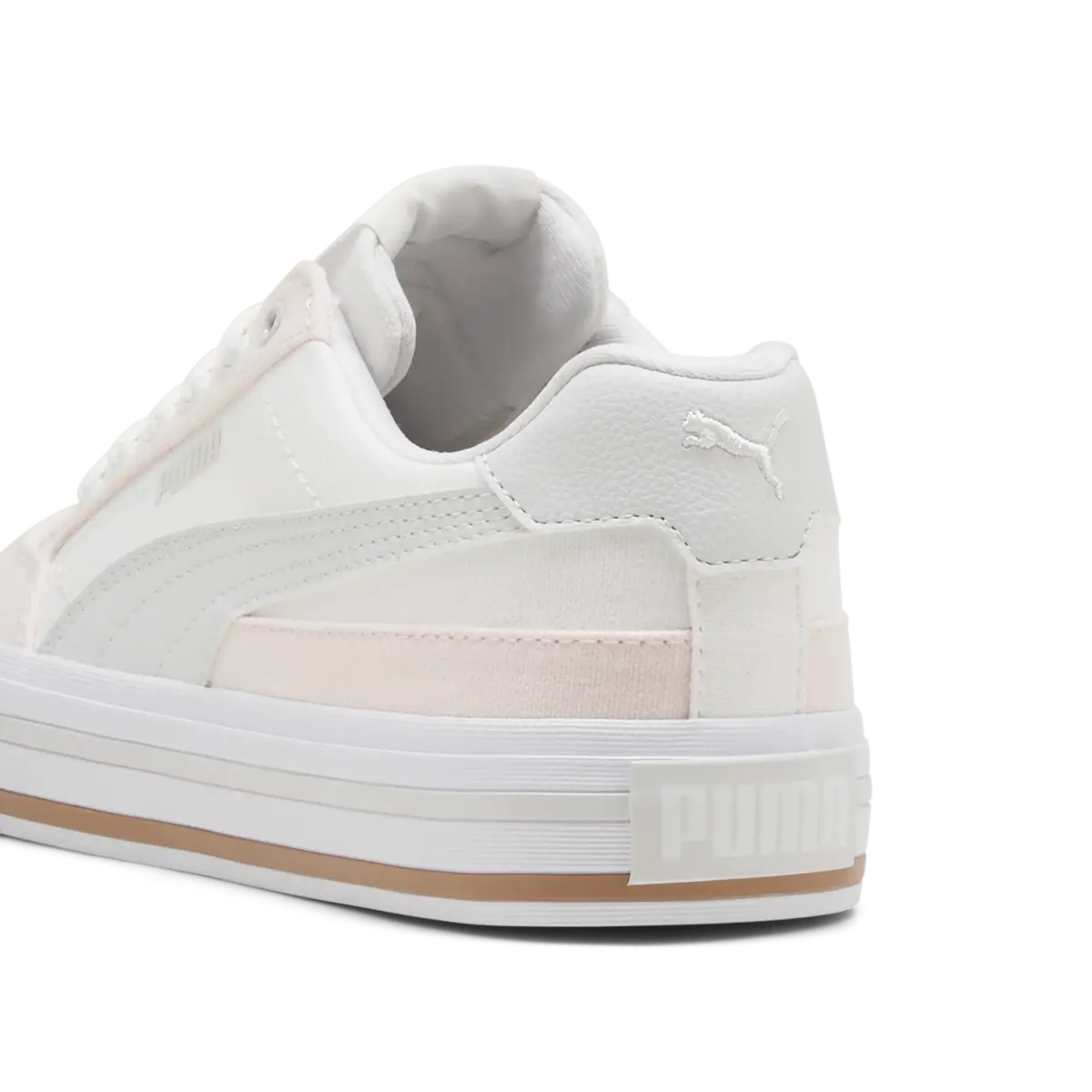PUMA Court Classic Vulc FS PUMA White-Feather Beyaz Kadın Spor Ayakkabı