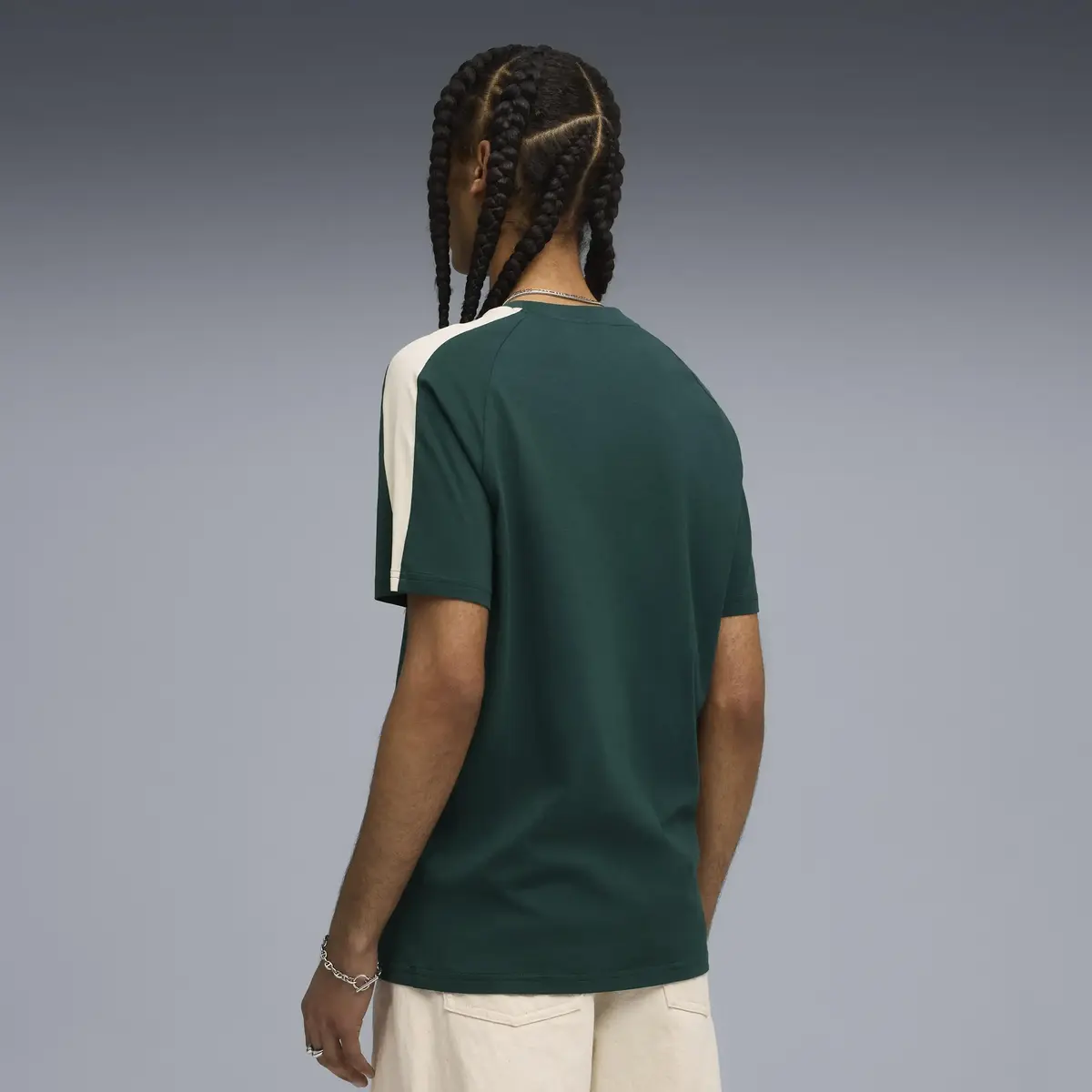 Puma T7 Tee Yeşil Erkek T-Shirt