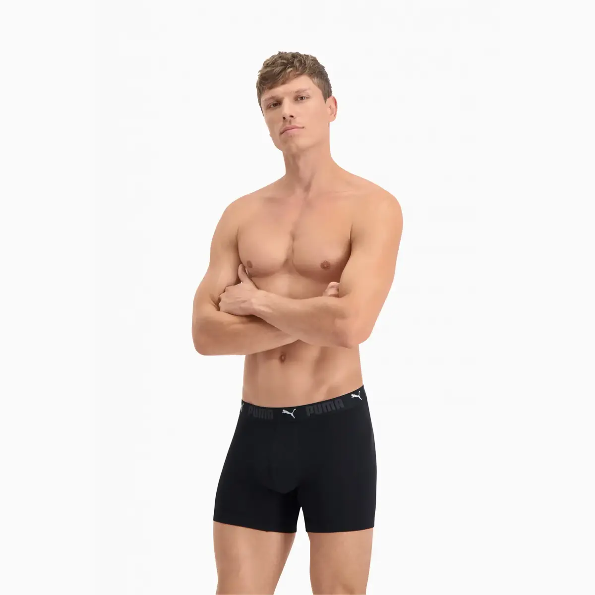 Puma PUMA SPORT COTTON BOXER 2P black Siyah Erkek 2'li Boxer
