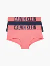 Calvin Klein 2PK SHORTY Kadın Pembe Boxer Set