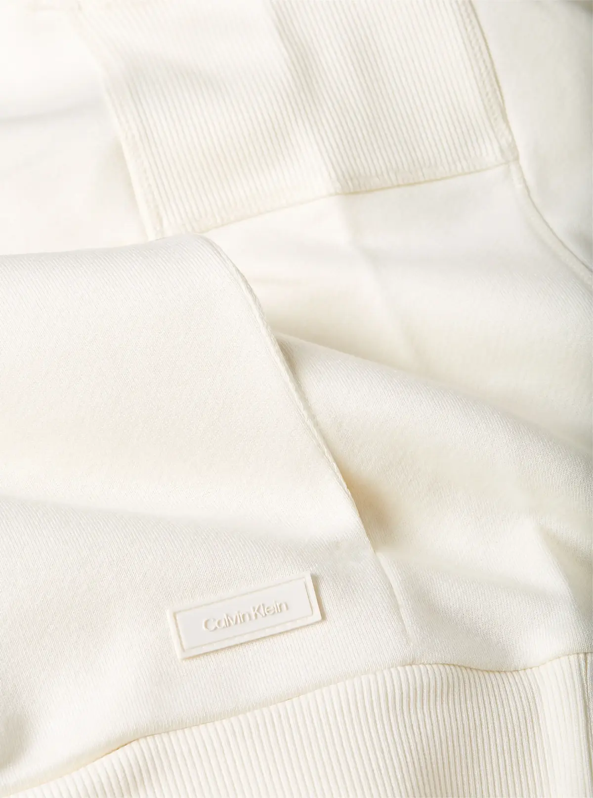 Calvin Klein SOFT MODAL COMFORT S Erkek Krem Sweatshirt