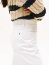 Tommy Hilfiger DNM WHITE RELAXED ST, YBR Beyaz Kadın Kot Pantolon