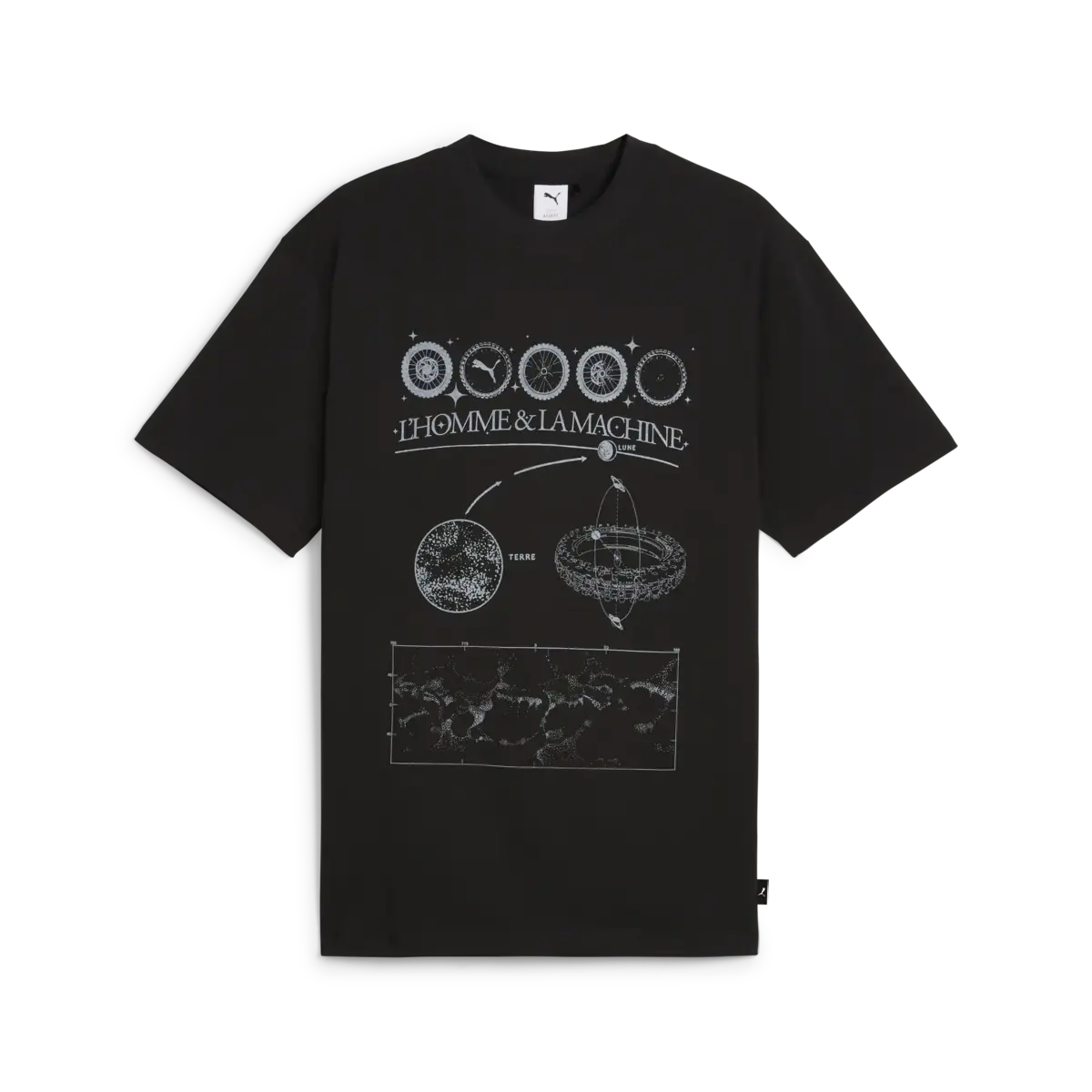 Puma GRAPHICS Tee Siyah Erkek T-shirt