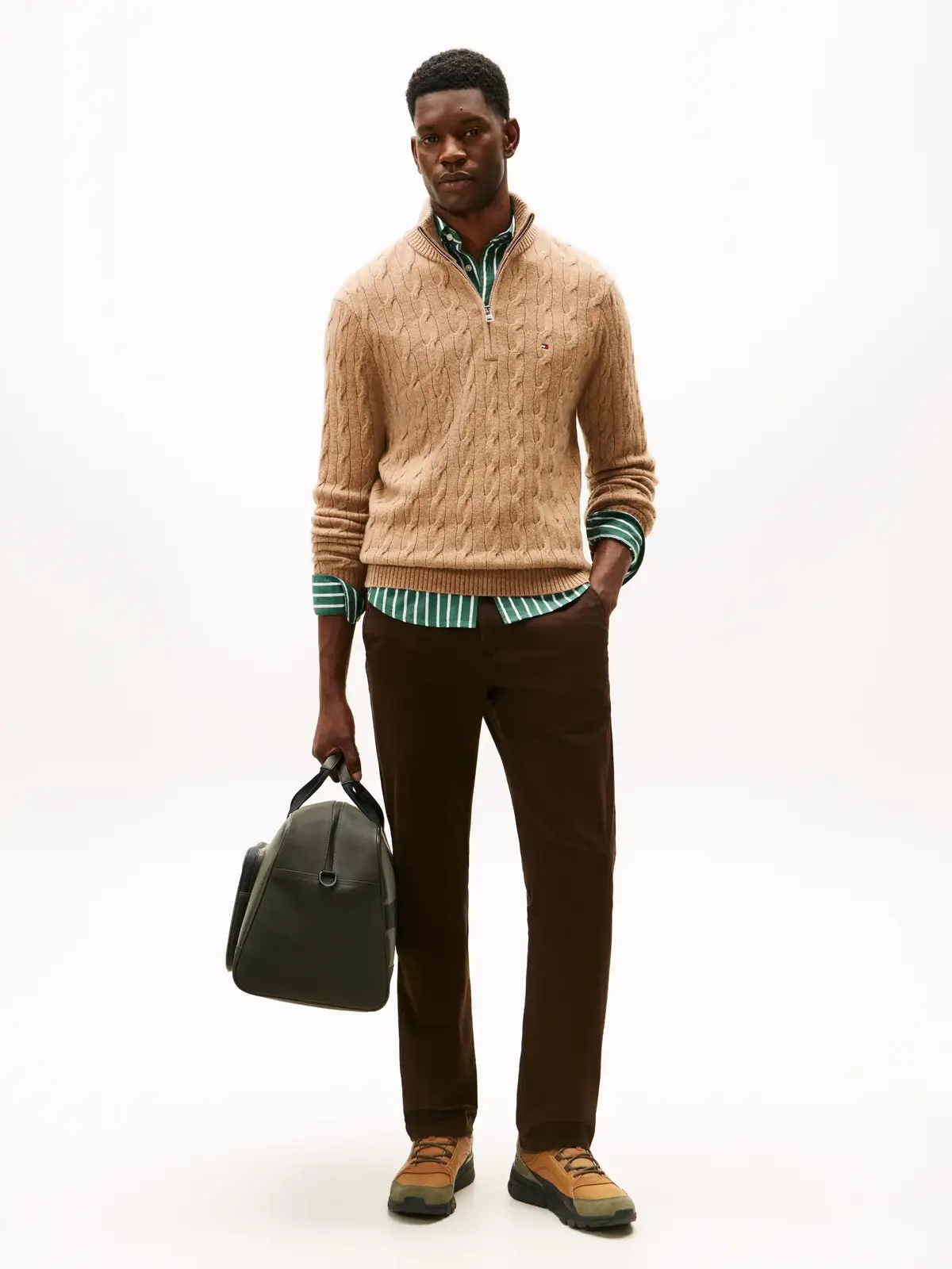 Tommy Hilfiger MODERN COMFORT RUN OUTDOOR Kahverengi Erkek Spor Ayakkabı