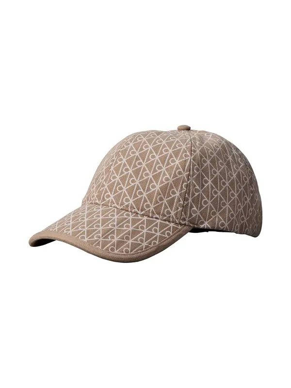 Calvin Klein EMBLEM PRINT w LEATH, 3I6, OS Bej Kadın Şapka