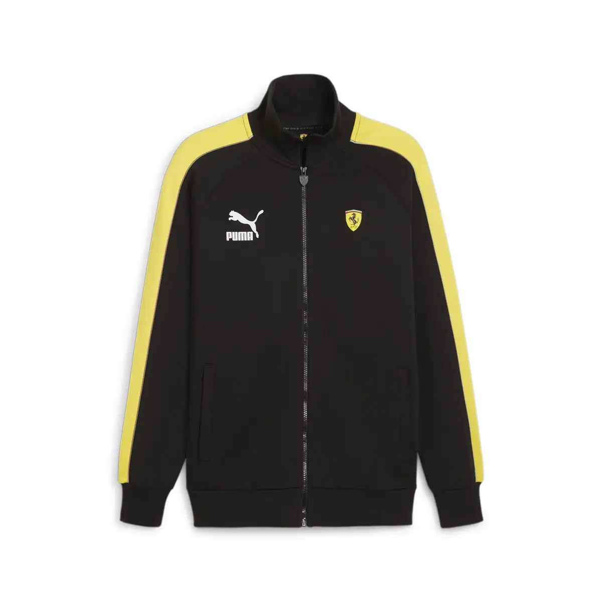 Puma Ferrari Race Iconic T7 Track Jacket Siyah Erkek Fermuarlı Ceket