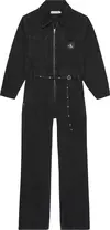 Calvin Klein DENIM LS JUMPSUIT SO Kadın Antrasit Tulum