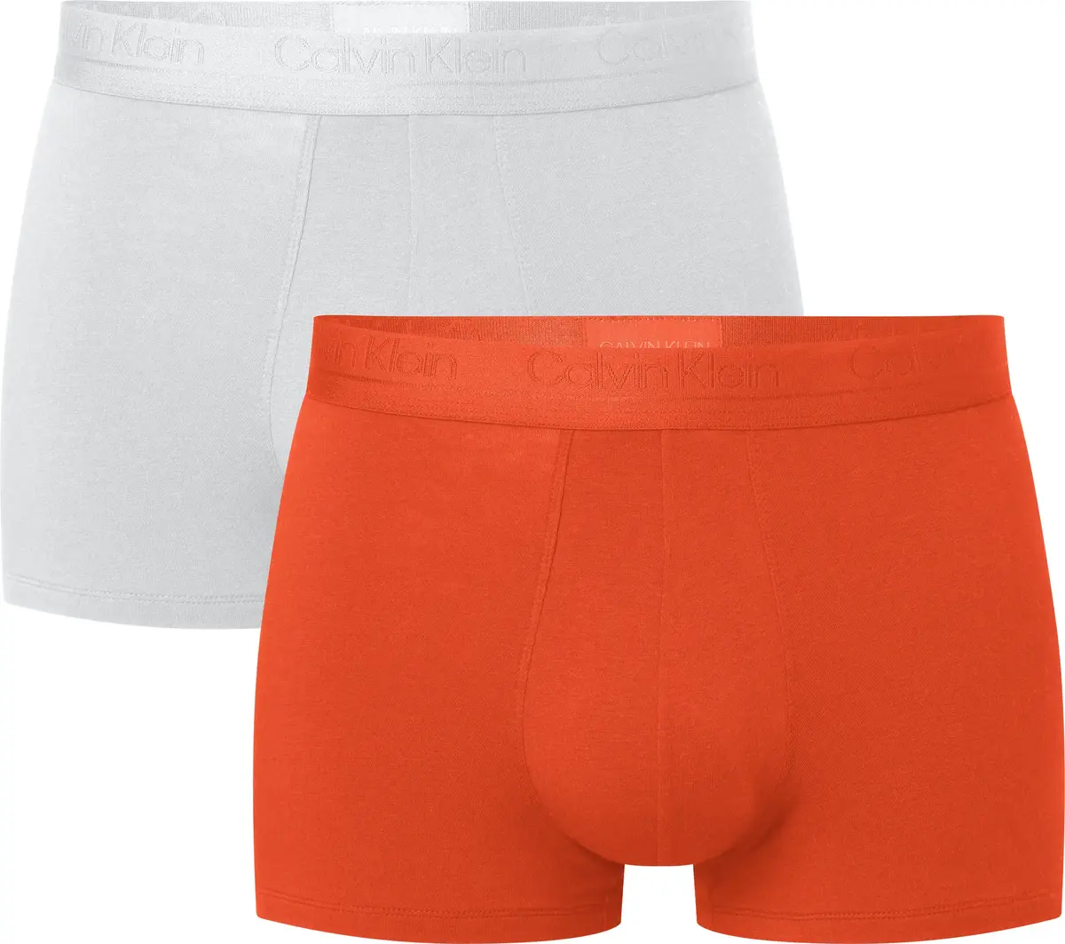 Calvin Klein TRUNK 2PK Erkek Beyaz Boxer Set