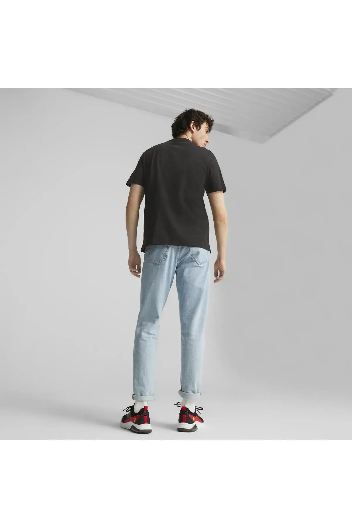 Puma Ferrari Race Graphic Tee 1 Siyah Erkek T-Shirt