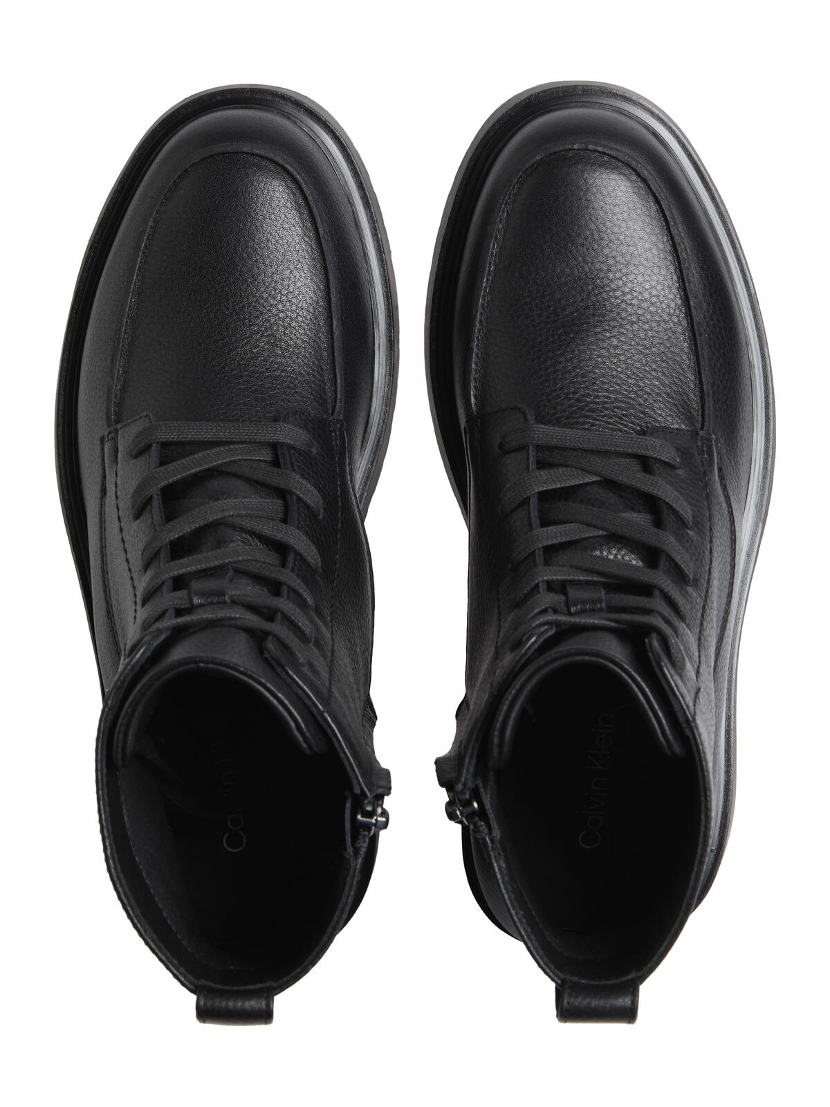 Calvin Klein COMBAT ESS LACE UP APRON LTH W Siyah Erkek Bot Calvin Klein COMBAT ESS LACE UP APRON LTH W Siyah Erkek Bot