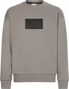 Calvin Klein TEXTURED LOGO BOX CO Erkek Kahverengi Sweatshirt