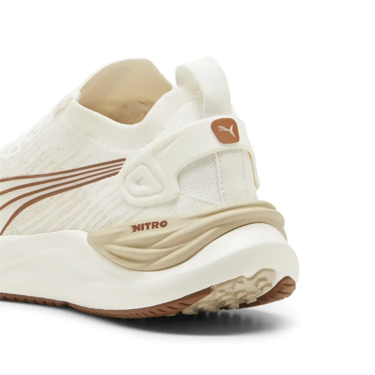Puma Electrify Nitro 3 Knit Wns Beyaz Kadın Yürüyüş ve Koşu Ayakkabısı