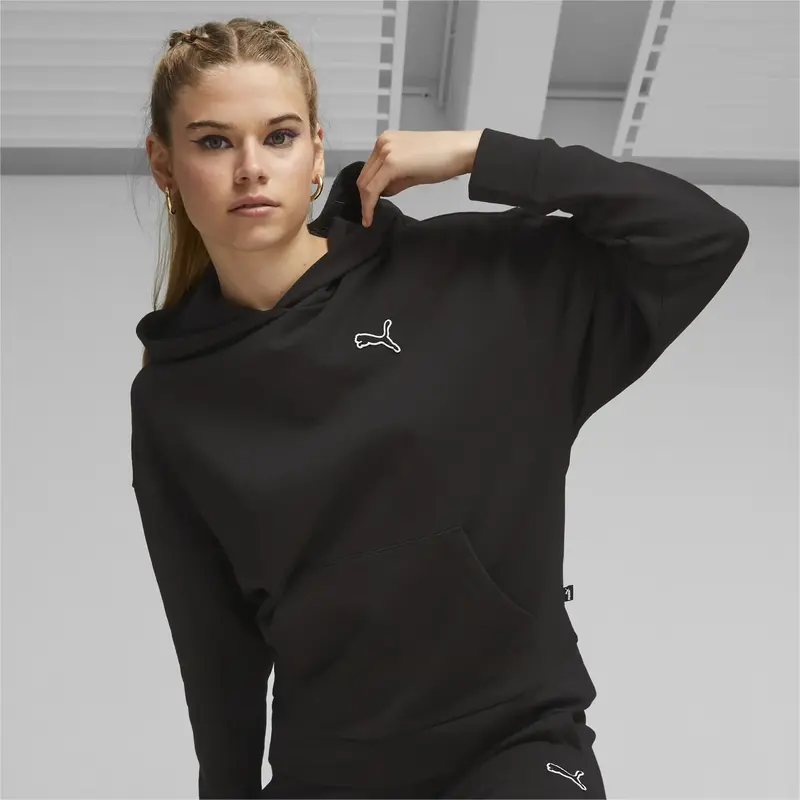 Puma BETTER ESSENTIALS Hoodie TR Siyah Kadın Sweatshirt