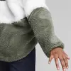 Puma Big Cat Hooded Sherpa Jacket Yeşil Kadın Sweatshirt
